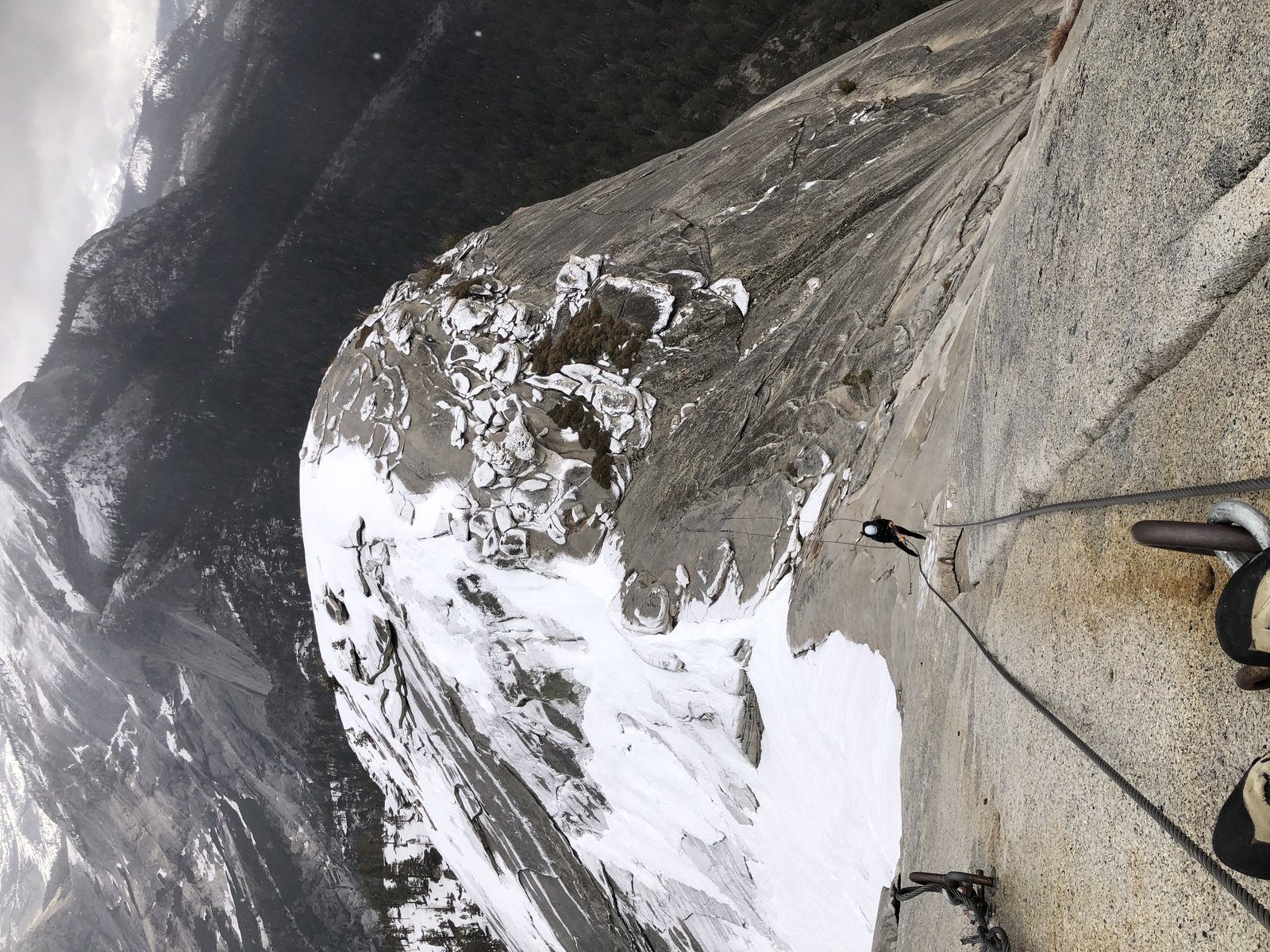 winter half dome